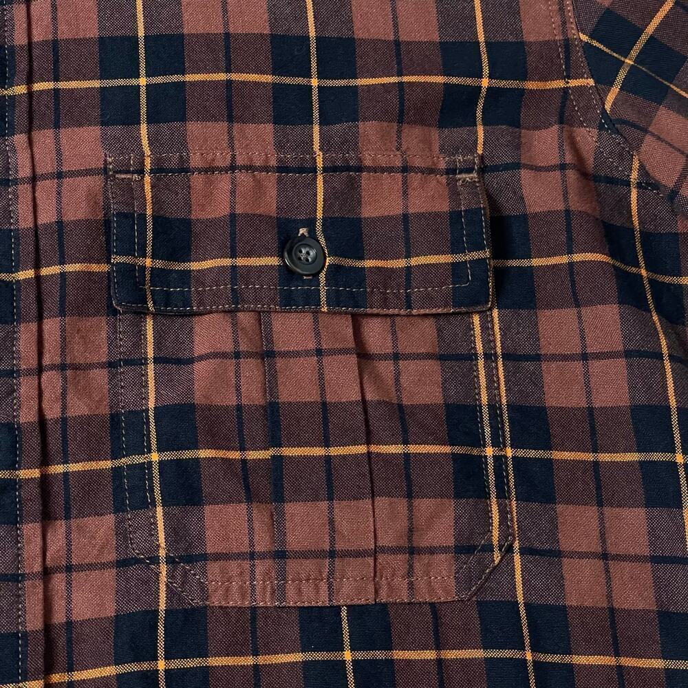 Filson Rustic Oxford Shirt Copper/ Black Long sleeve cotton size XS New - Picture 5 of 11